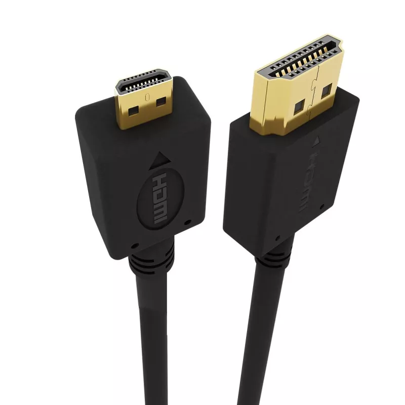 GEMBIRD HDMI vyriškas į micro D vyrišką laidas su auksuotais jungtimis 2,0 m juodas