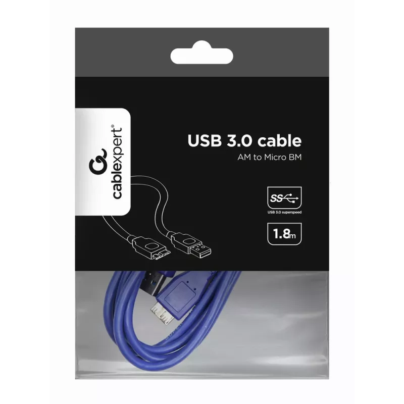 GEMBIRD Micro-USB 3.0 laidas 2.0m