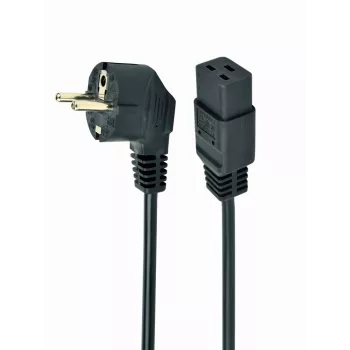 Gembird PC-186-C19 elektros kabelis, CEE 7/7 – C19, 16 A, 1,8 m, juodas