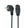 Gembird PC-186-C19 elektros kabelis, CEE 7/7 – C19, 16 A, 1,8 m, juodas