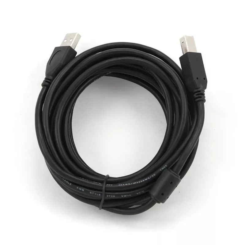 Gembird Premium kokybės USB A kištukas į B kištuką laidas 4,5 m - Juoda