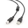 Gembird Premium kokybės USB A kištukas į B kištuką laidas 4,5 m - Juoda