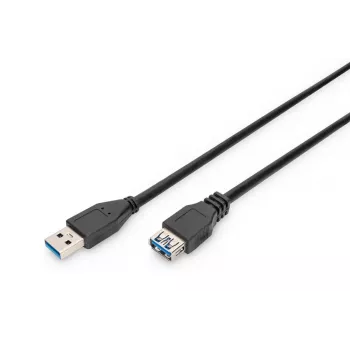 DIGITUS USB 3.0 prailginimo kabelis, A tipas (M/F), 1,8 m (ak-300203-018-s)