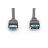 DIGITUS USB 3.0 prailginimo kabelis, A tipas (M/F), 1,8 m (ak-300203-018-s)