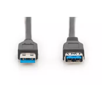 DIGITUS USB 3.0 prailginimo kabelis, A tipas (M/F), 1,8 m (ak-300203-018-s)