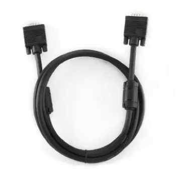 GEMBIRD Premium VGA HD15M/HD15M dvigubai ekranuotas su 2 ferito žiedais 10 m laidas / juodas