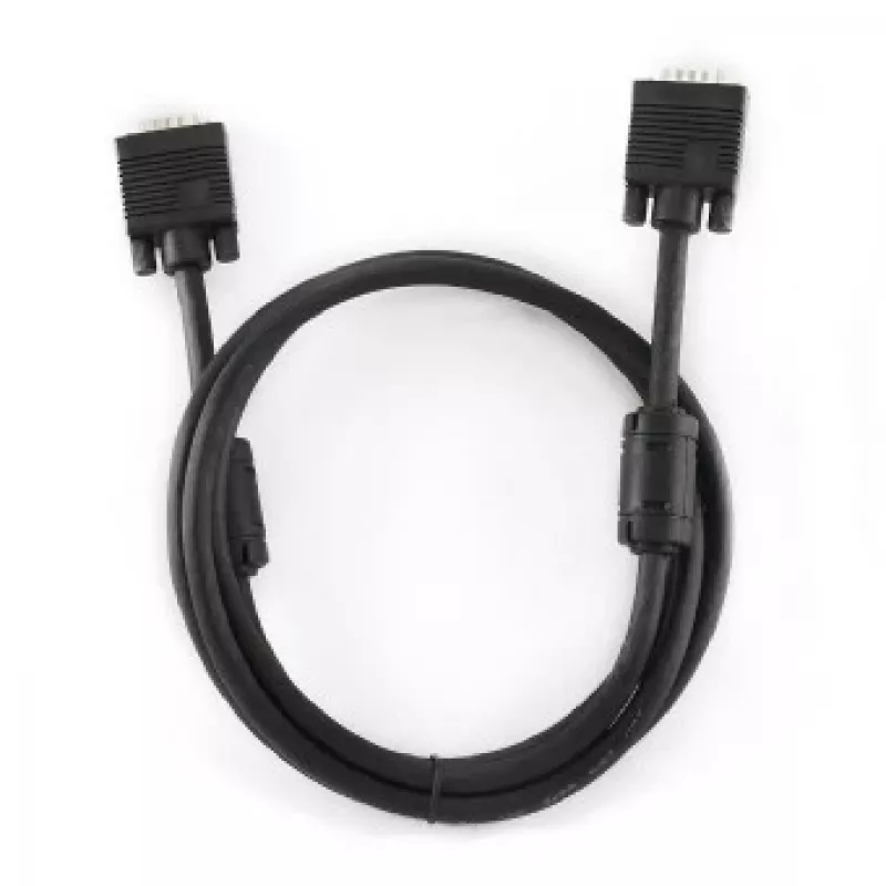 GEMBIRD Premium VGA HD15M/HD15M dvigubai ekranuotas su 2 ferito žiedais 10 m laidas / juodas