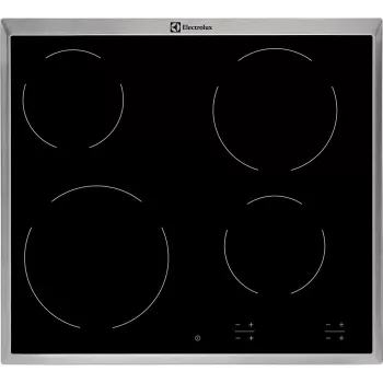 Elektrinė kaitlentė Electrolux EHF16240XK, juoda, įmontuojama, keraminė, 4 zonos