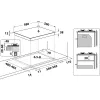 Whirlpool AKM 268/IX nerūdijančio plieno įmontuojama dujinė kaitlentė 4 zonos