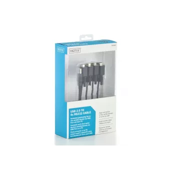 DIGITUS USB 2.0 į 4x RS232 kabelis 1,5 m