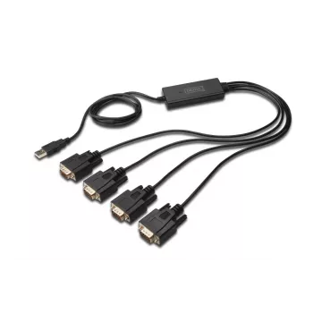 DIGITUS USB 2.0 į 4x RS232 kabelis 1,5 m