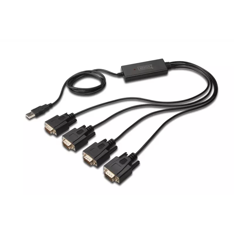 DIGITUS USB 2.0 į 4x RS232 kabelis 1,5 m