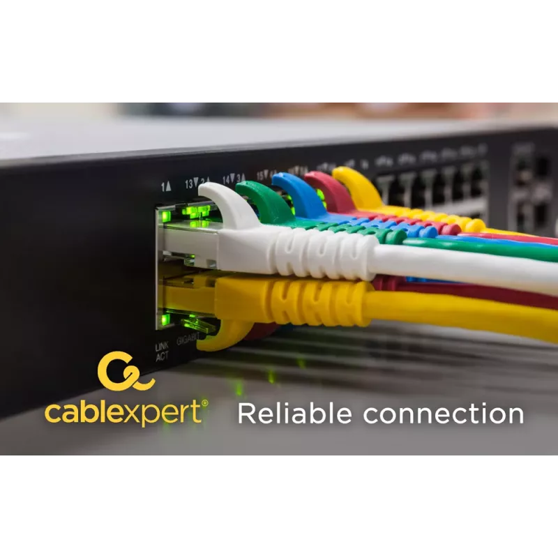 Gembird PP12-0.25M/G jungiamasis kabelis - Cat5e - UTP - 0,25 m - žalias