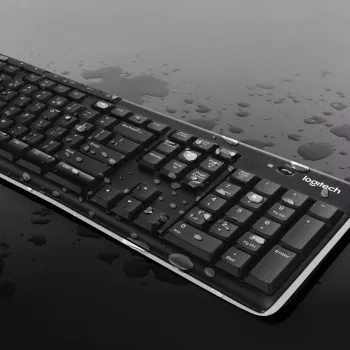 LOGITECH Wireless Desktop MK270 – belaidis klaviatūros ir pelės rinkinys, QWERTY US Int, juodas