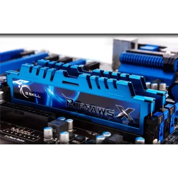 Atminties modulis G.SKILL RipjawsX DDR3 16GB (2x8GB) 2400 MHz CAS11 240-pin DIMM 1.65V su aušintuvu