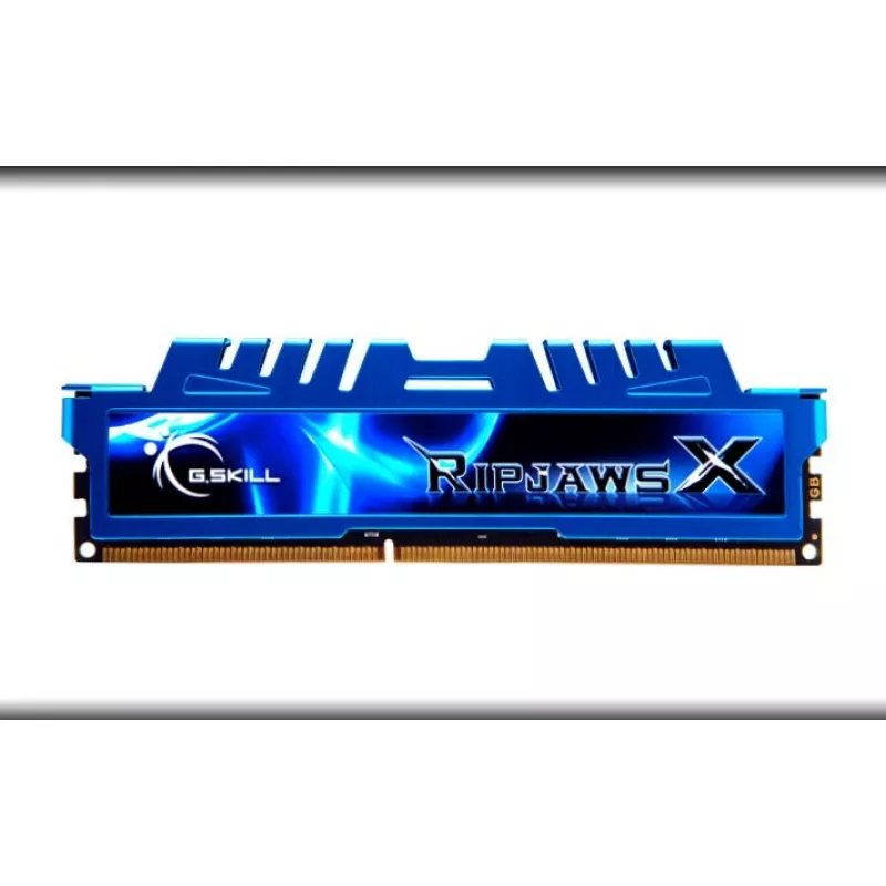 Atminties modulis G.SKILL RipjawsX DDR3 16GB (2x8GB) 2400 MHz CAS11 240-pin DIMM 1.65V su aušintuvu
