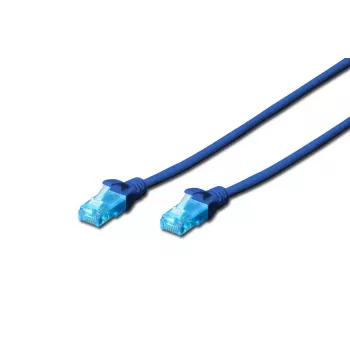 DIGITUS Patch laidas - Cat 5e - U-UTP - Snagless - 1m - mėlynas
