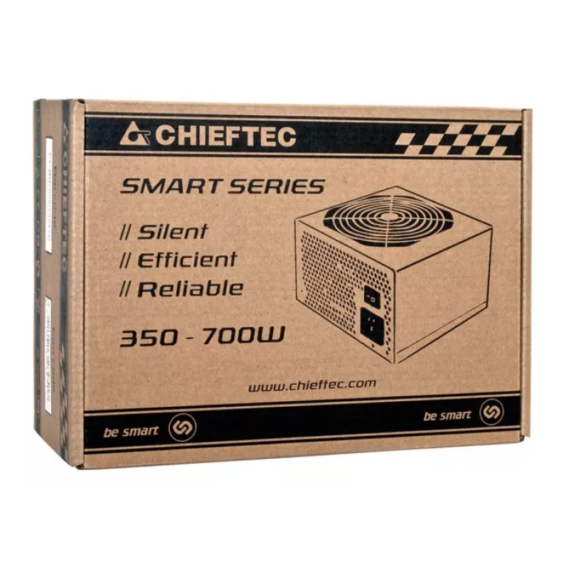 Chieftec Smart GPS-500A8 maitinimo blokas 500 W 20+4 pin ATX ATX juodas