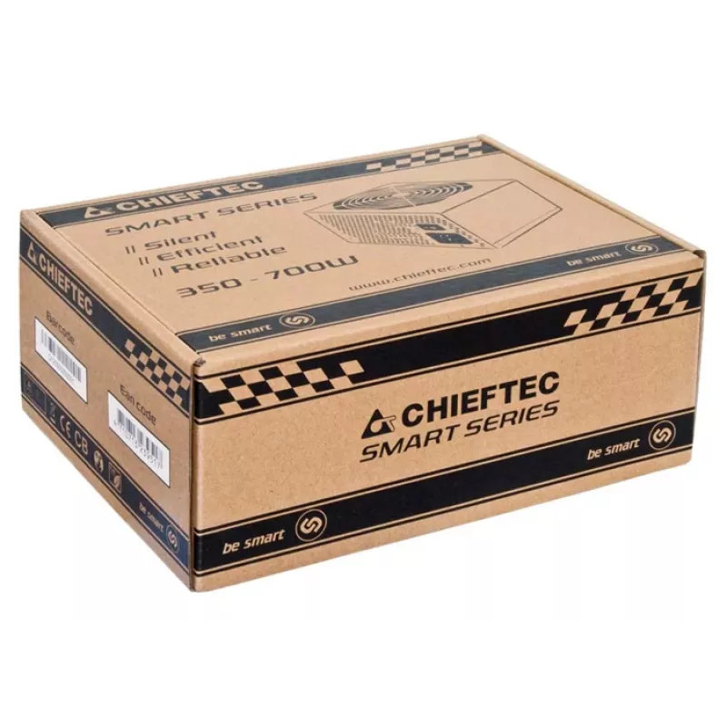 Chieftec Smart GPS-500A8 maitinimo blokas 500 W 20+4 pin ATX ATX juodas