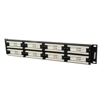 Gembird Cablexpert NPPC648CM001 Juodas skydelis EIA/TIA T568B/A