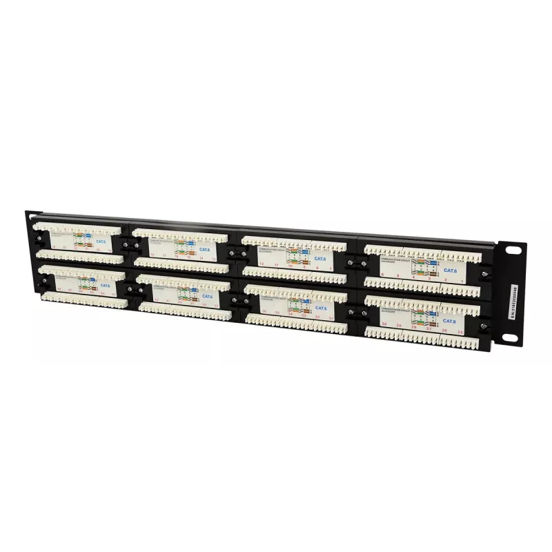 Gembird Cablexpert NPPC648CM001 Juodas skydelis EIA/TIA T568B/A