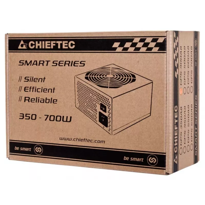 Maitinimo blokas Chieftec Smart GPS-700A8 700 W 20+4 pin ATX PS/2 Juodas