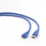 GEMBIRD USB-A 3.0 į Micro USB 3.0 laidas 3.2 Gen - 0,5m mėlynas