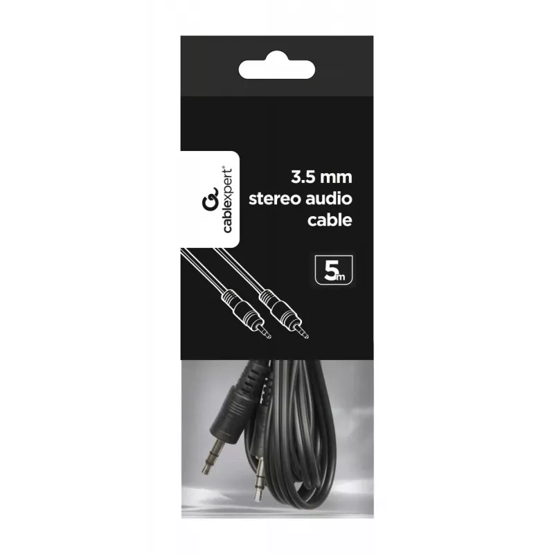 Audio kabelis Gembird CCA-404-5M 3,5 mm juodas