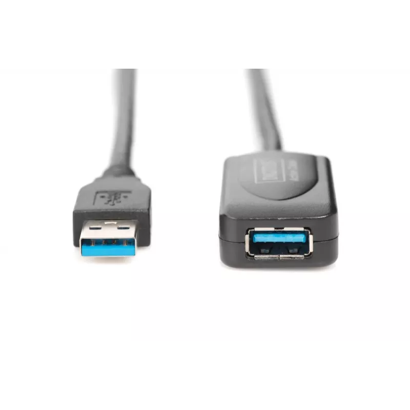 DIGITUS USB 3.0 aktyvus ilginimo kabelis USB A kištukas / USB A lizdas 5m (da-73104)