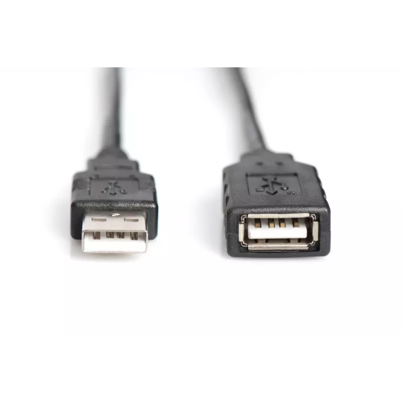 DIGITUS USB 2.0 kartotuvinis kabelis USB A kištukas / USB A lizdas 15 m (DA-73101)