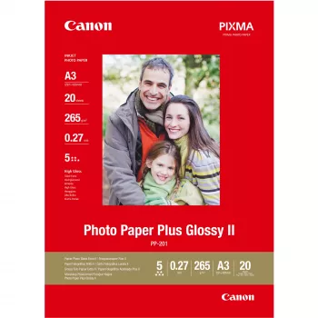 Canon PP-201 Glossy II nuotraukų popierius A3 - 20 lapų, blizgus, 260 g/m²