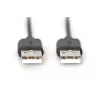 DIGITUS USB jungiamasis kabelis A 1m USB 2.0 suderinamas