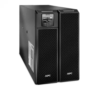 APC Smart-UPS On-Line 8kVA/8kW Tower 230V 3:1 ir 1:1, 6x C13+4x C19, tinklo kortelė+SmartSlot, ilgintas veikimo laikas, be bėgių komplekto