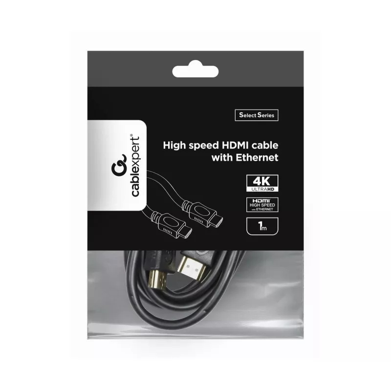 GEMBIRD High Speed HDMI kabelis su Ethernet - Select Series 1m