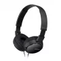Ausinės Sony MDR-ZX110, laidinės, juodos
