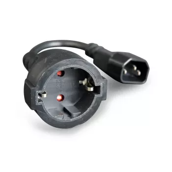Gembird PC-SFC14M-01 maitinimo adapterio laidas (C14 kištukas į Schuko lizdą)