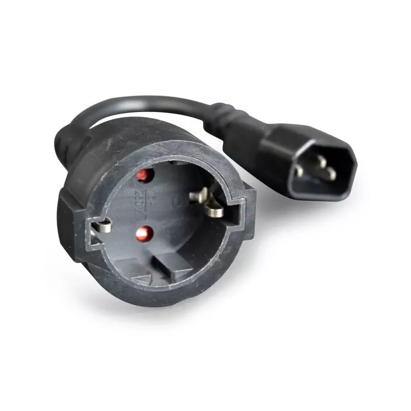 Gembird PC-SFC14M-01 maitinimo adapterio laidas (C14 kištukas į Schuko lizdą)