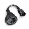 Gembird PC-SFC14M-01 maitinimo adapterio laidas (C14 kištukas į Schuko lizdą)