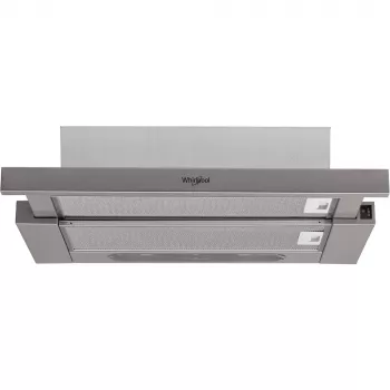 Whirlpool AKR 5390/1 IX pusiau įmontuojamas ištraukiamas gartraukis sidabrinis 304 m³/h
