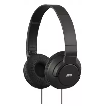 Ausinės JVC HA-S180-B-E, laidinės, antausinės, juodos