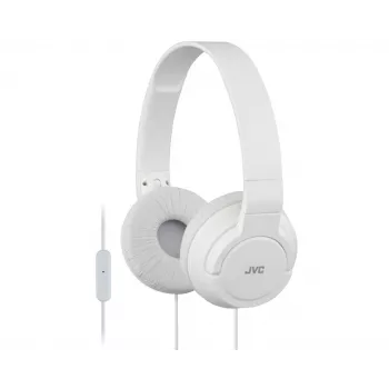 JVC HA-SR185-W-E Lengvos ausinės, Pridėtinės, Laidinės, 10–22000 Hz, Skambučiai/Muzika, 108 g, Ausinių komplektas, Balta