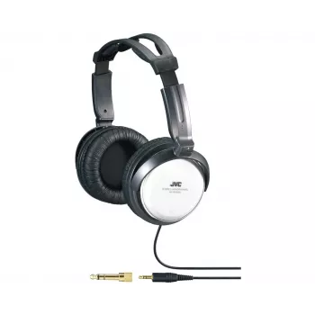 Ausinės JVC HA-RX500-E, laidinės, antgalvinės, juodos/baltos