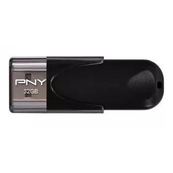 PNY Attache 4 2.0 32GB USB atmintukas - USB 2.0 - rašymas 8 MB/s, skaitymas 25 MB/s