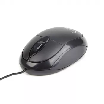 GEMBIRD MUS-U-01 Optinė pelė su laidu, 3 mygtukai, slinkties ratukas, USB, juoda