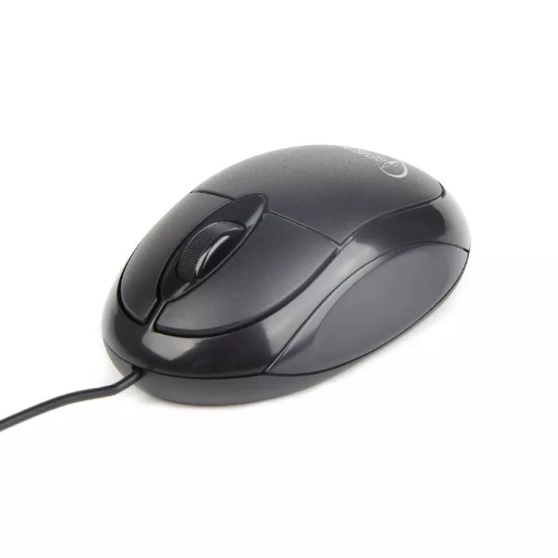 GEMBIRD MUS-U-01 Optinė pelė su laidu, 3 mygtukai, slinkties ratukas, USB, juoda