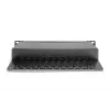DIGITUS CAT6A Patch Panel, ekranuotas, 12 prievadų, etikečių laukas, 1U, 10 colių stovo montavimui, juodas RAL 9005