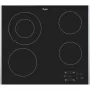 Whirlpool AKT 8130 BA Juoda įmontuojama keraminė kaitlentė 4 zonos