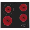 Whirlpool AKT 8130 BA Juoda įmontuojama keraminė kaitlentė 4 zonos