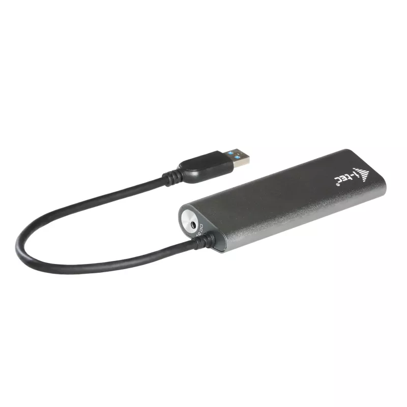 USB 3.0 4 prievadų metalinis šakotuvas i-tec Metal Superspeed 5000 Mbit/s pilka