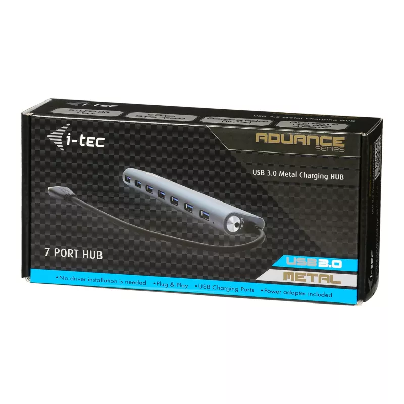 i-tec Metal Superspeed USB 3.0 7 prievadų šakotuvas U3HUB778